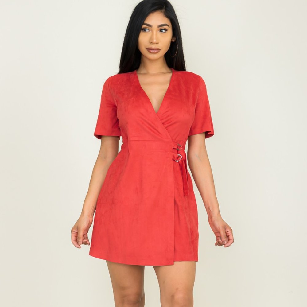 Fixed Suede Dress